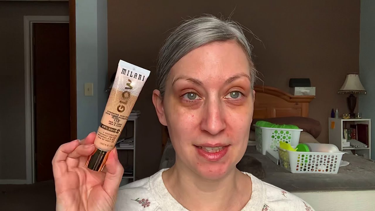 Milani Glow Skin Tint review first impression over 40 makeup