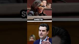 jasmine Crockett Exposed matt Gaetz 🔥