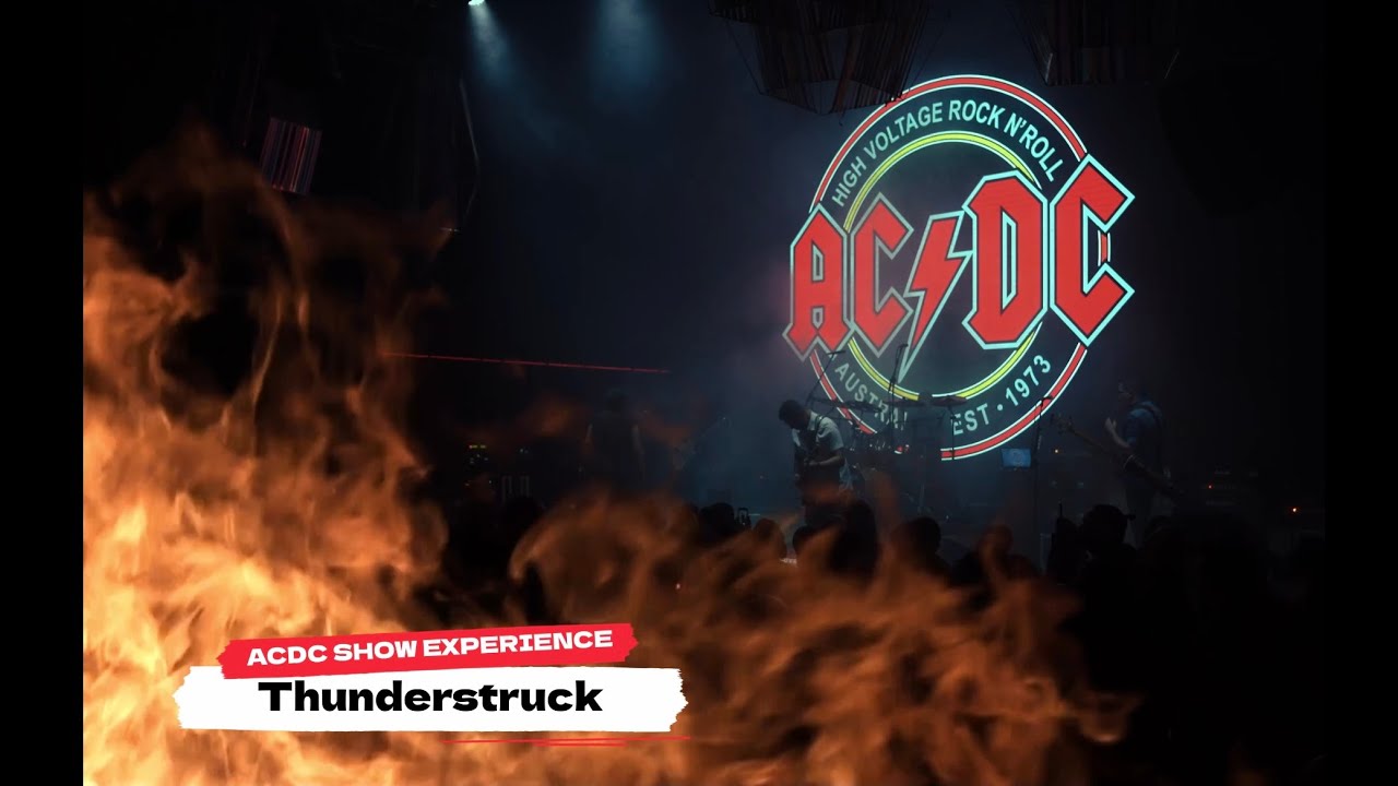 THUNDERSTRUCK - AC/DC Show experience Live - YouTube