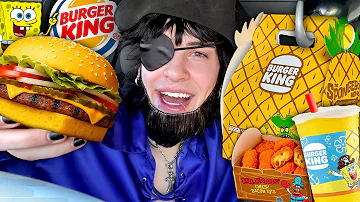 Trying Burger King's SpongeBob Meal!