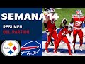 Bills derrotan con categoría a los Steelers y sueñan con Playoffs | Resumen | Semana 14