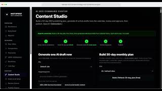 SEO Strategy in One Workspace: Keywords, Content Planning & Rank Tracking