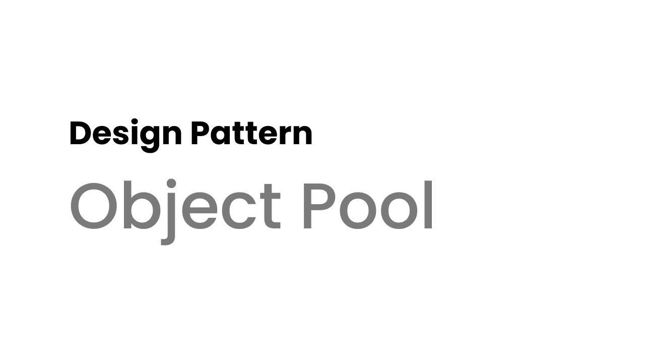 DESIGN PATTERN DENGAN KOTLIN : OBJECT POOL - YouTube