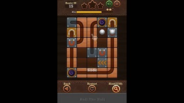 Roll The Ball Slide Puzzle 2 Time Basic M Level 15 Walkthrough