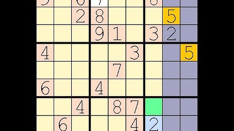 How to Solve Washington Times Sudoku Difficult  27 April, 2024