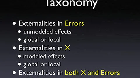 Spatial Externalities