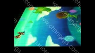 Interactive floor in India balloon effect