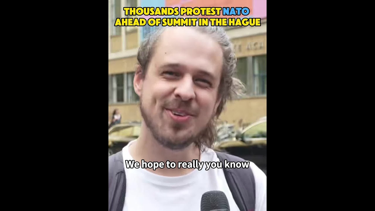 Thousands rally against NATO summit in The Hague