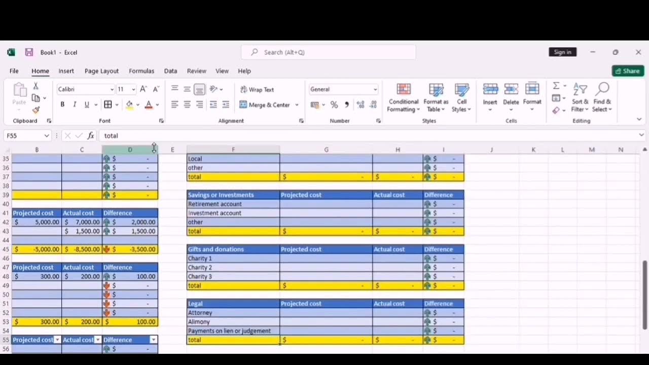 tutorial-on-how-to-create-monthly-income-using-excel-and-how-to-create