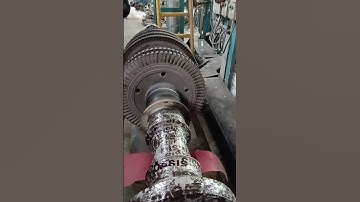 Steam Turbine Generator Rotor Overhauling and Maintenance #turbine #steamturbine #boiler #powerplant