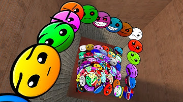 Geometry Dash and Lobotomy Dash Nextbots Chase me in Maze Gmod