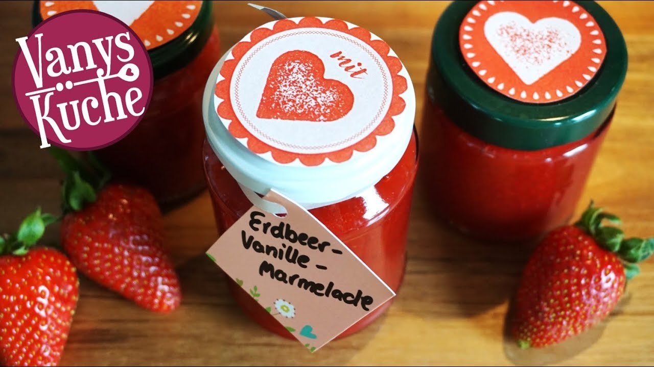 Thermomix® Erdbeer-Vanille-Marmelade (die perfekte Kombination) - YouTube