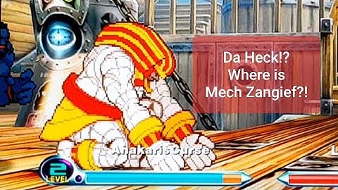 MVC2: Fake Anakaris Mummy Wrap (Bug/Glitch) vs Mech-Zangief (Funny/Weird Clips #31)