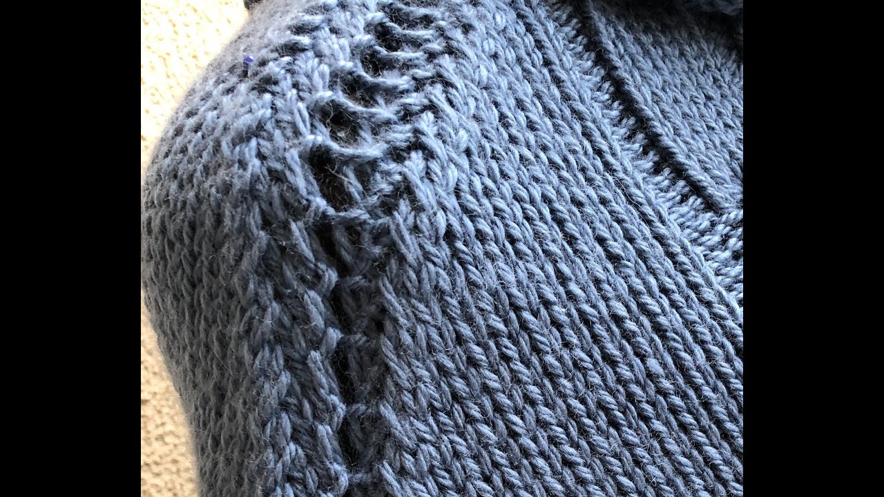 How to KNIT a RAGLAN Sweater on a Knitting Machine