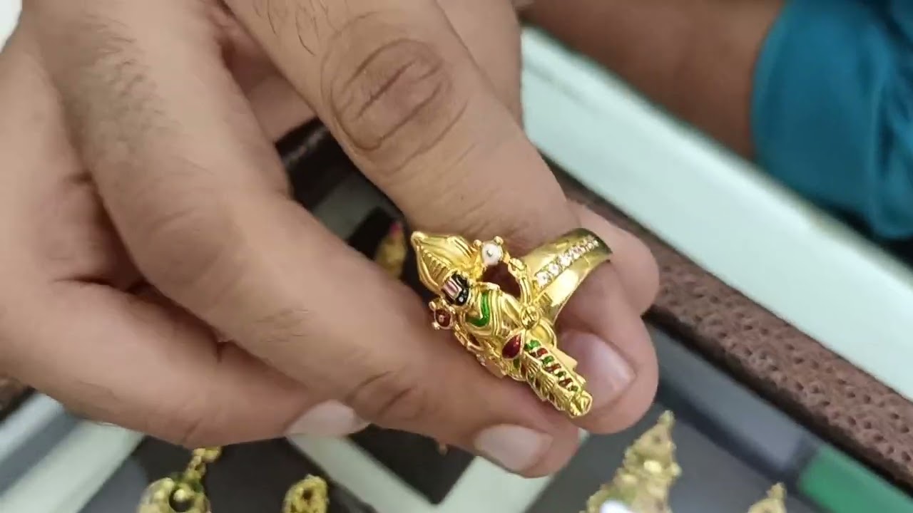 Buy Zumrut� Gold Plated Tirupati Balaji/Sri Venkateswara Swamy Good Luck  Charm Fashion Finger Ring For Women/Men at Amazon.in