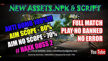 [3 MAY UPDATED]🔰New Assets Antibomb/Aimlock+🔰New Script+Bypassed Assets🔥Full match No Banned/Error