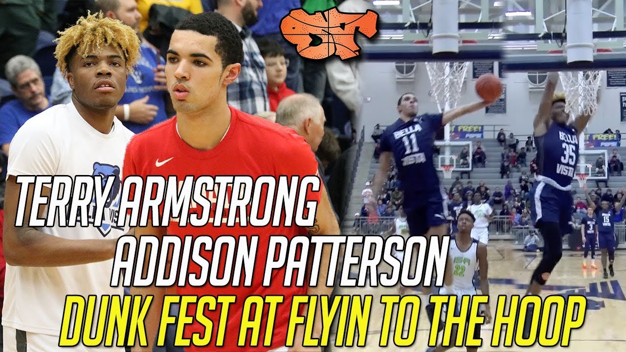 TERRY ARMSTRONG & ADDISON PATTERSON put on a DUNK FEST at FLYIN TO THE HOOP
