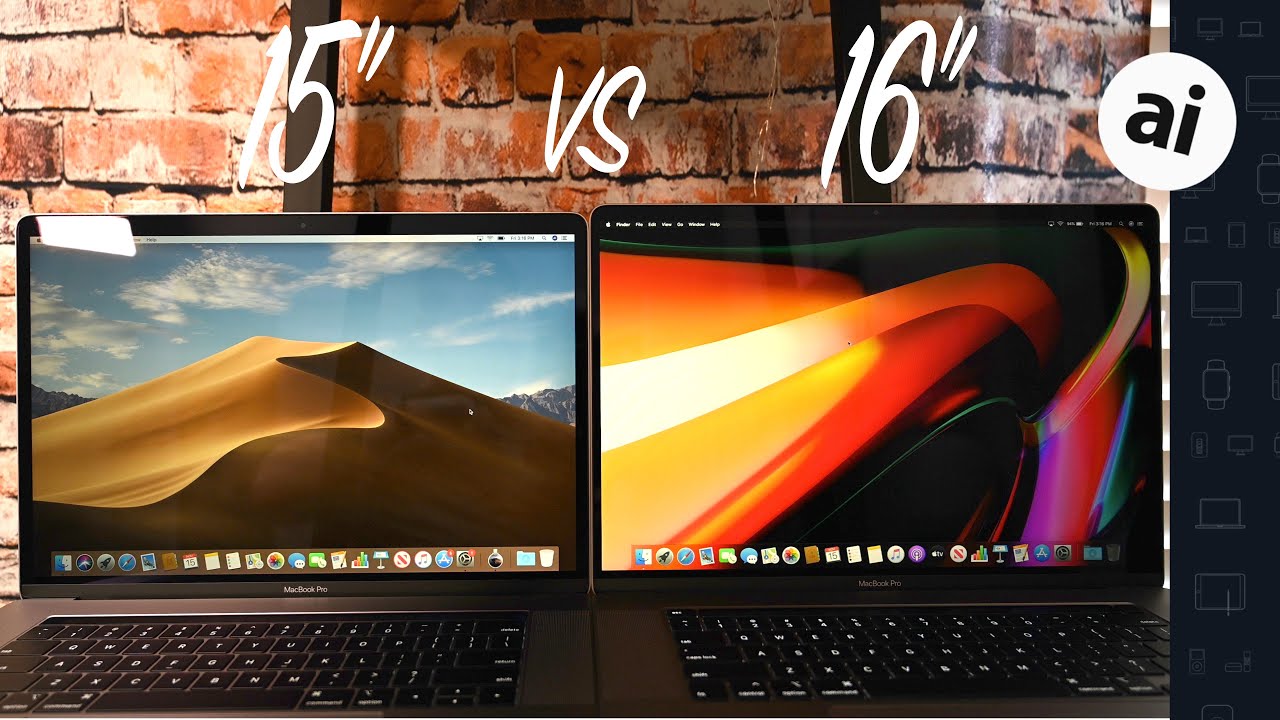 16-inch MacBook Pro vs 15-inch MacBook Pro Comparison