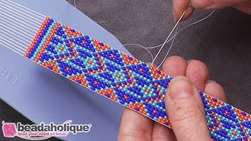 How to Tie Off and Add More Thread in Loom Work