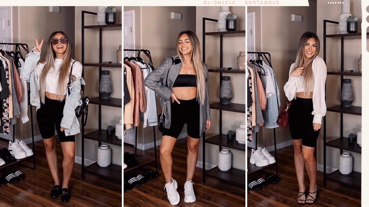 BIKE SHORTS STYLED 6 WAYS | 2019