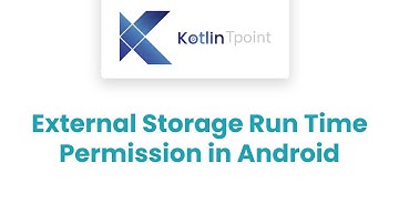 External Storage Run time Permission in Android