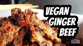 VEGAN GINGER BEEF | Recipe by Mary's Test Kitchen