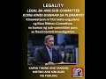 LEGALITY