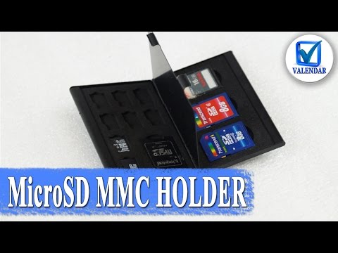 Imetnika ( ohišje ) za shranjevanje reža za pomnilniško kartico microSD in SD, MMC