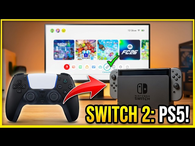 How To Connect a PS5 Controller To Nintendo Switch 2 (STEP BY STEP