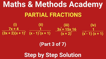 How to find Partial Fractions? | Partial Fractions for Beginners | Part 3 of 7
