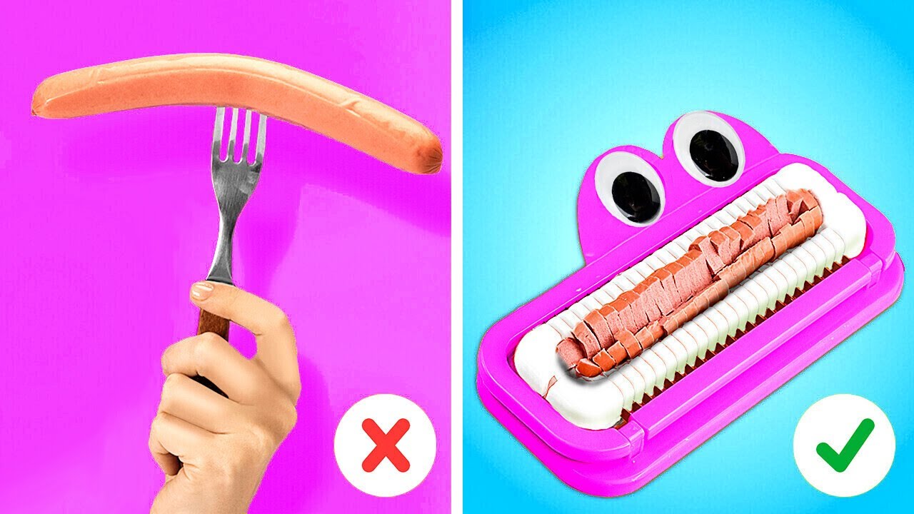 GENIUS COOKING GADGETS FROM THE DOLLAR STORE 🌭 Fancy & Cheap Crafts for Parents by YayTime! STAR