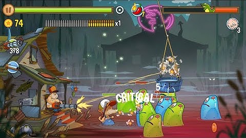 Swamp Attack: Challenge 46: iOS Gameplay