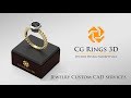 Bague Boule - Bijoux 3D CAO