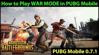 How to Enable WAR MODE in PUBG Mobile 0.7.1 | Time Zone = China Number 1 | Lightspeed screenshot 5