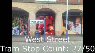 Visiting All Stops on Sheffield Supertram 15th July 2025