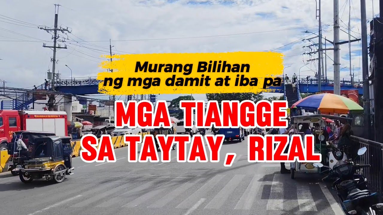 Mga Murang Damit sa Tiangge ng Taytay Rizal.