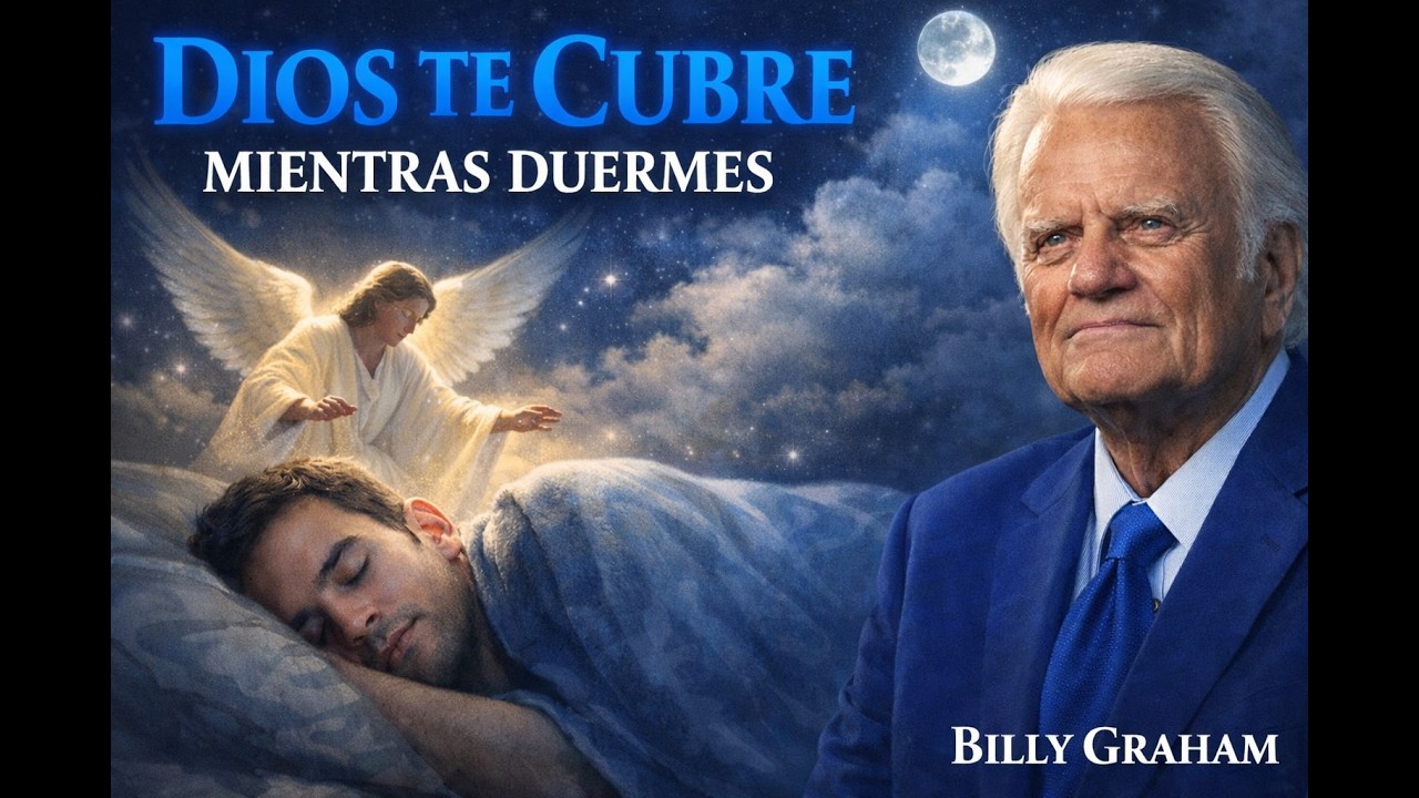 DIOS TE CUBRE MIENTRAS DUERMES 🌙 _ Mensaje Poderoso de Fe Inspirado en Billy Graham