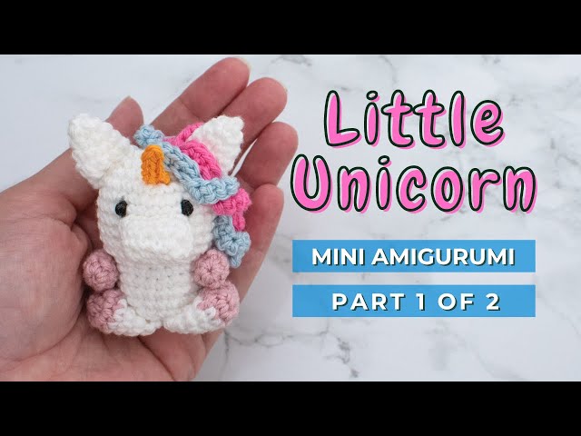 Knitty Critters Candy Unicorn Mini Crochet Kit (1)