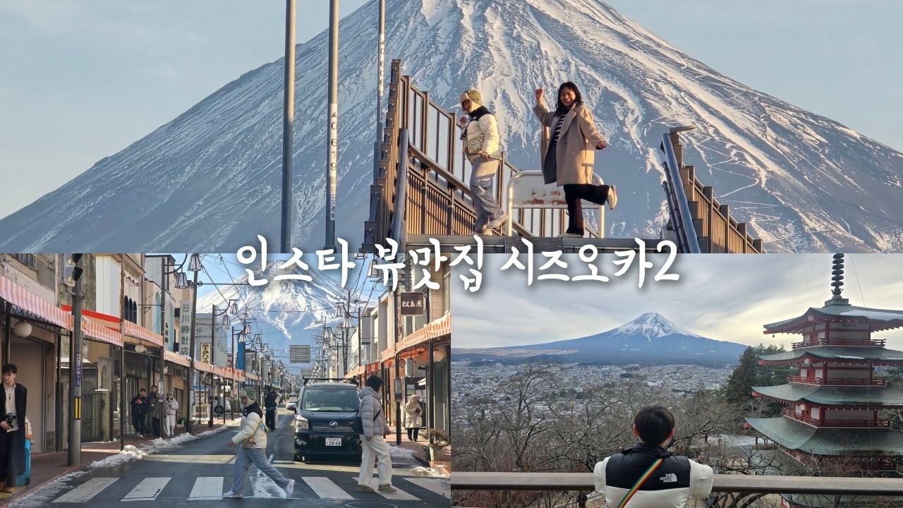 [시즈오카 둘째날] 꿈의대교, 혼초 스트리트, 카와구치코 로프웨이, 아라쿠라야마 센켄공원까지!! 후지산 여행 끝판왕