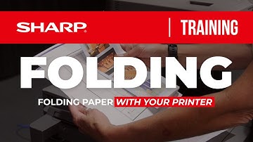 Print & Fold Automatically with Sharp BP Series