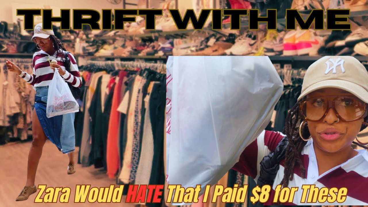 THRIFT WITH ME| $49.90 Zara Sneakers for $8?! 🤯