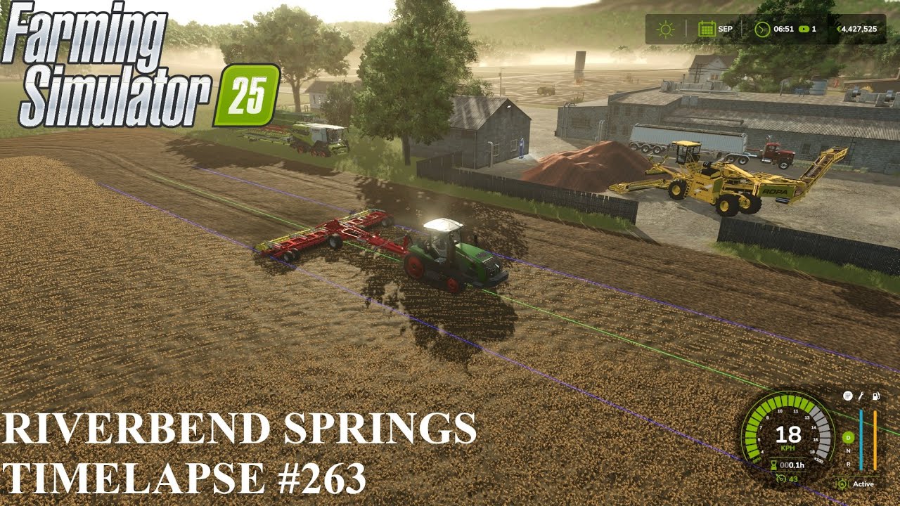 LOADING BEETS with ROPA & SOLAR PANELS & NEW FENDT & RICE! Riverbend Springs FS25 Timelapse Ep 263