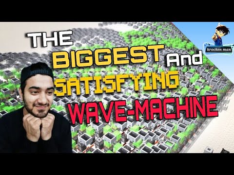 The Biggest Wave Machine ever made for @YesSmartyPie in Minecraft - YouTube