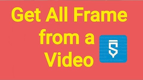 How to Get all from a Video by Sketchware app @sketchwareappmaker8819