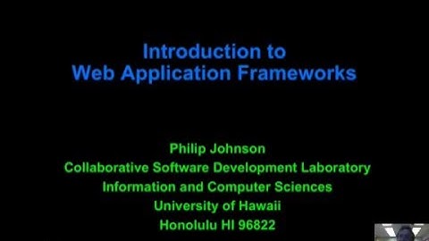 [ASE2015] Introduction to web application frameworks - vietsub