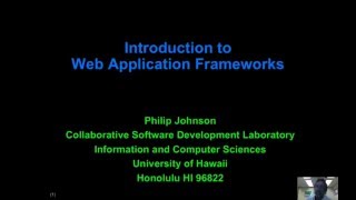 [ASE2015] Introduction to web application frameworks - vietsub