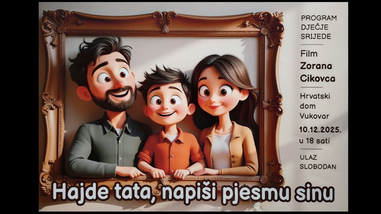 Premijera filma Hajde tata u Vukovaru