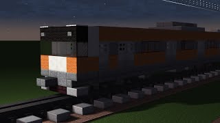 If Trains were in Minecraft Animation