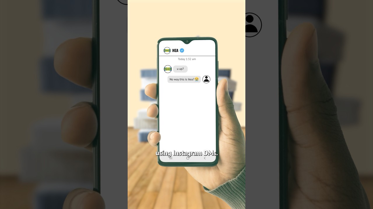 IKEA’s cheeky late night texts to people