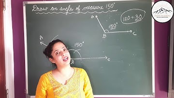 Draw 150° angle  using Compass